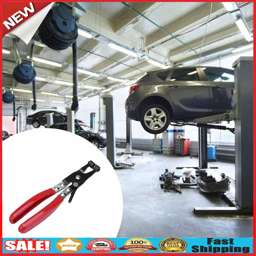 1pc Straight Throat Jaw Nose Vehicle Repair Tool Hose Clip Clamp Pliers @