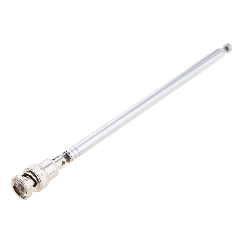 7 Sections Telescopic Antennas with BNC Connection for Portable Radio Scanners