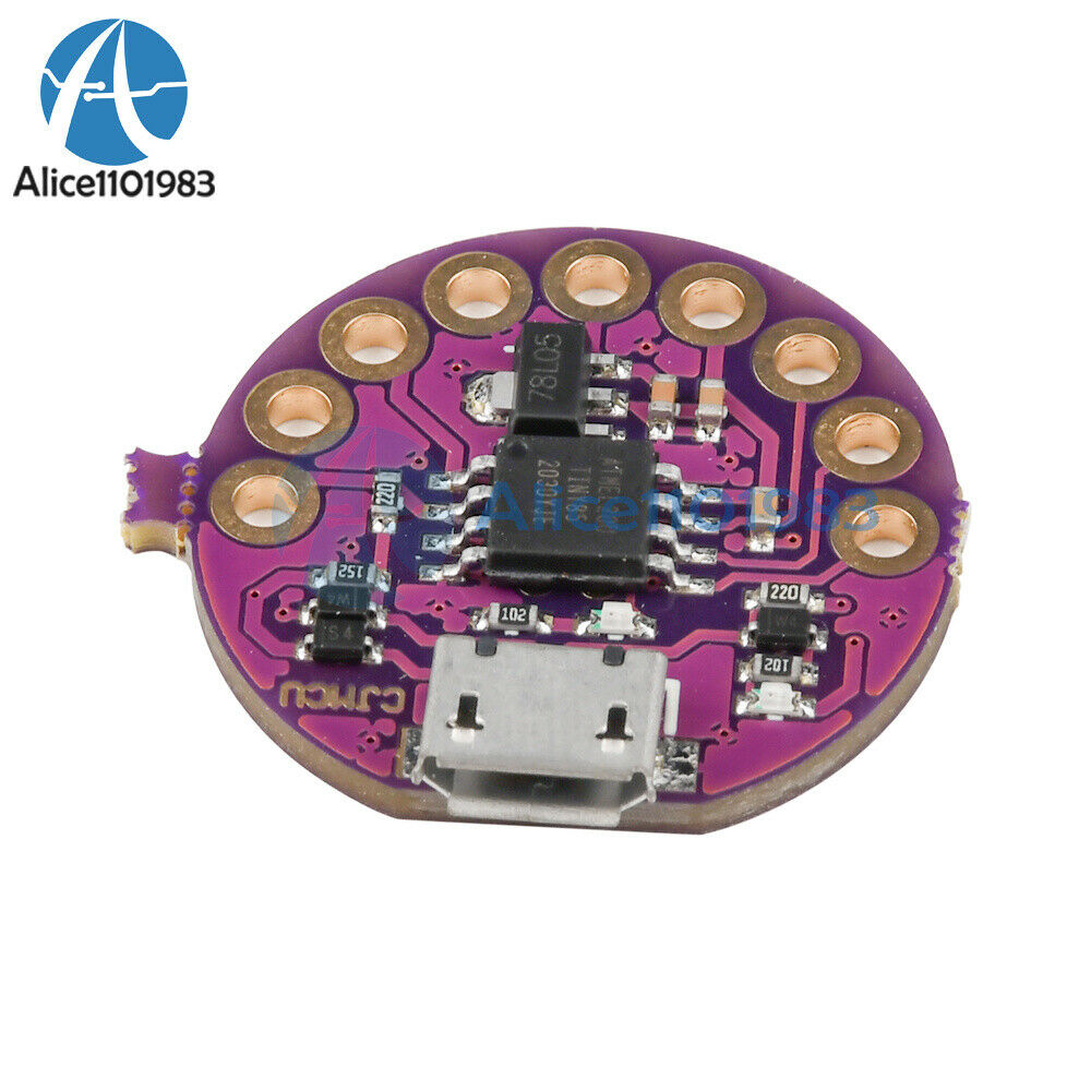Micro USB LilyTiny LilyPad ATtiny85 Development Board Wearable Module Arduino