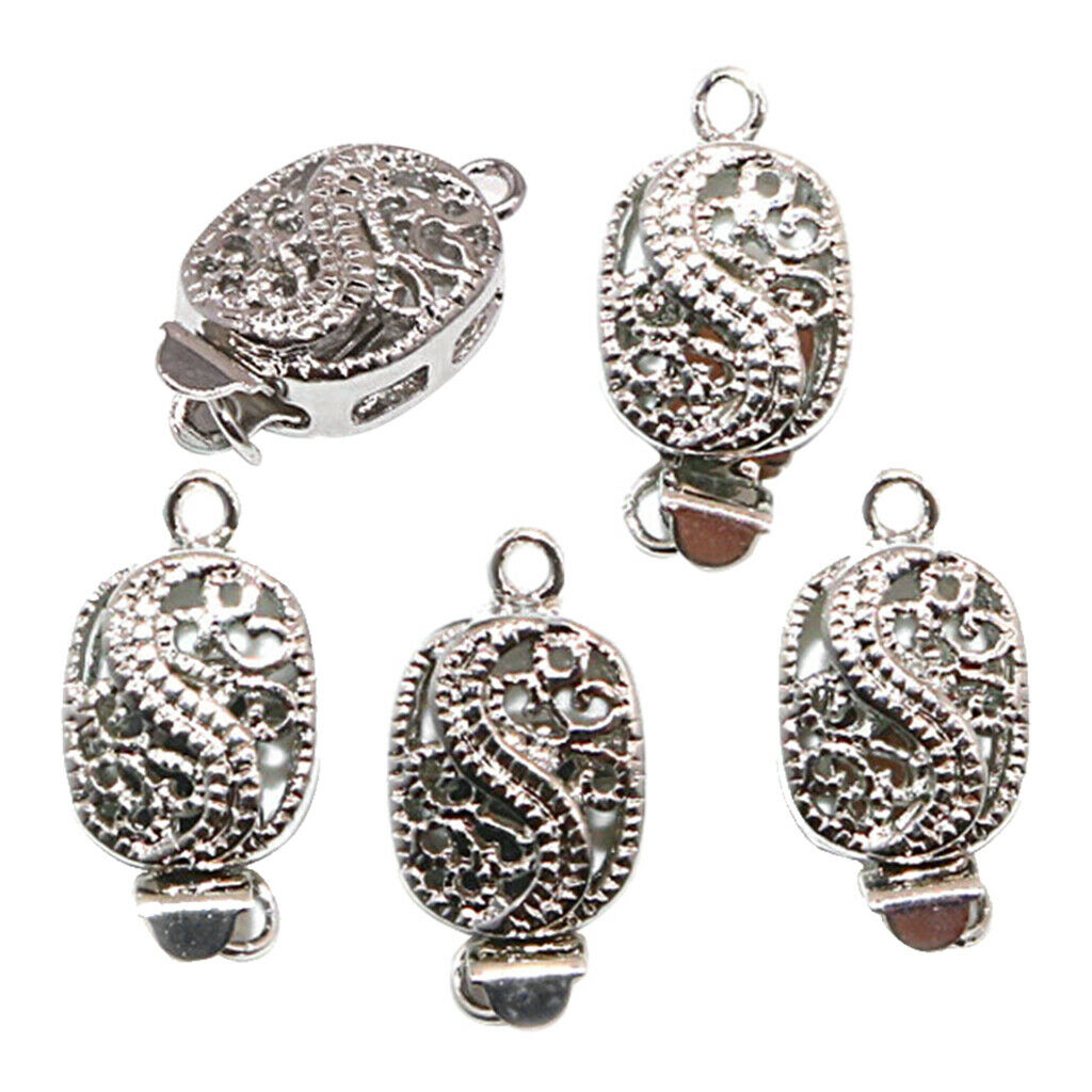 5pcs Animal Dragon Carving Connectors DIY Bracelet Necklace Clasps (1.7x1cm)