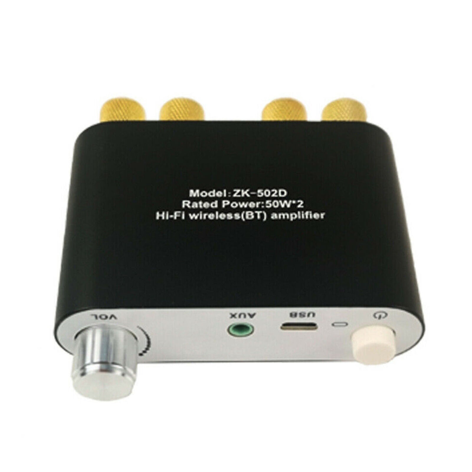 Black HiFi Bluetooth Digital Power Amplifier Mini Stereo Audio Amp 50W+50W