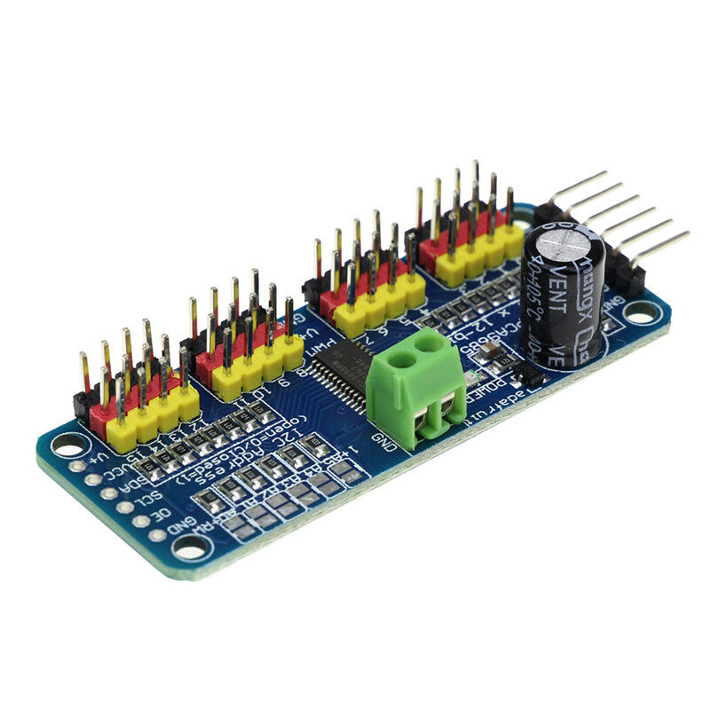 1PCS 16-Channel 12-bit PWM Servo motor driver Module DC5-10V 12 Bit 40-1000Hz