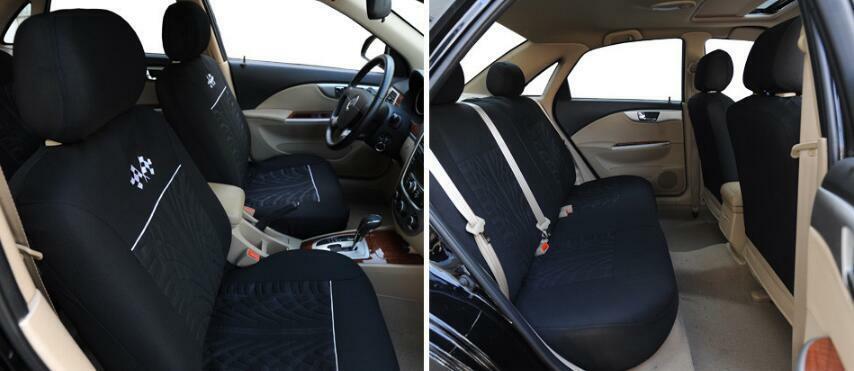 Sports Black Car Seat Cover Interior Accessories Decoration Car Seat Protector