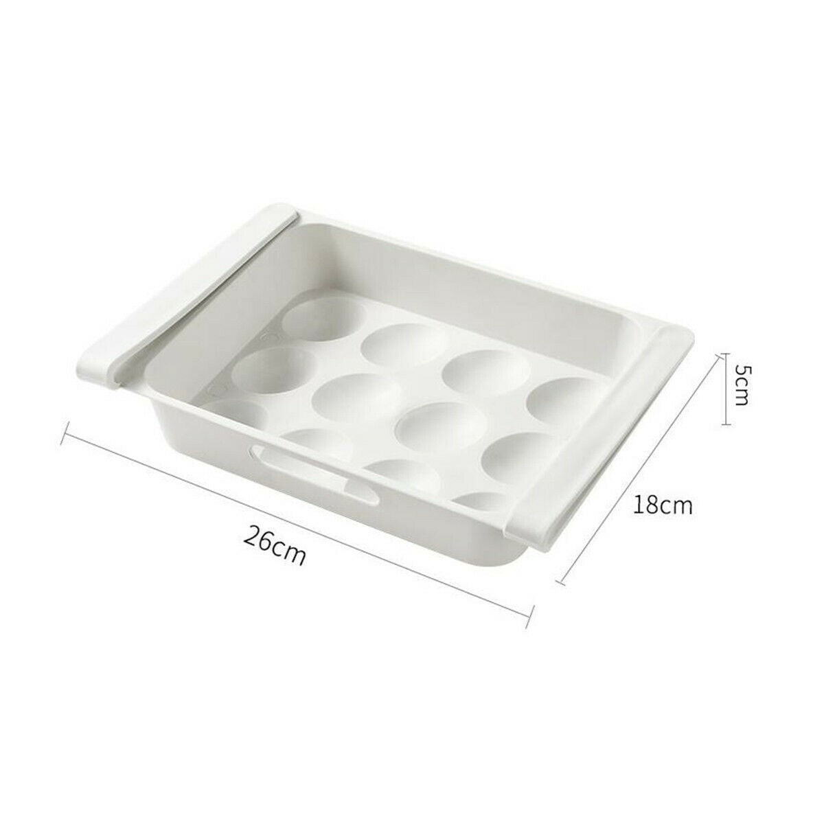 Storage Basket Rack Organizer Space Saver Shelf Fridge Holder Box Can Kitchen