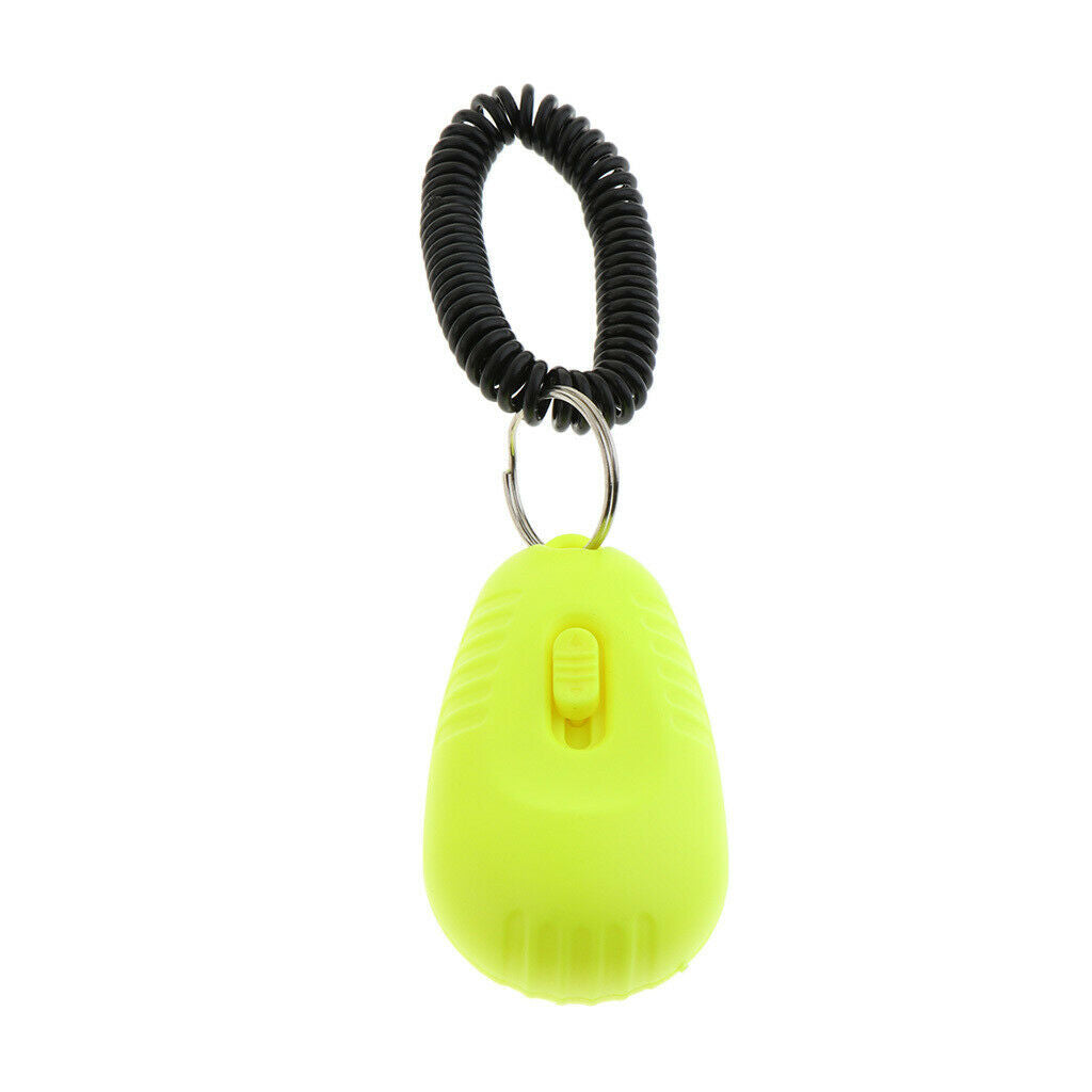 Pet Tainer Whistle Easy Puppy Training Obedience Agility Keyring Yellow