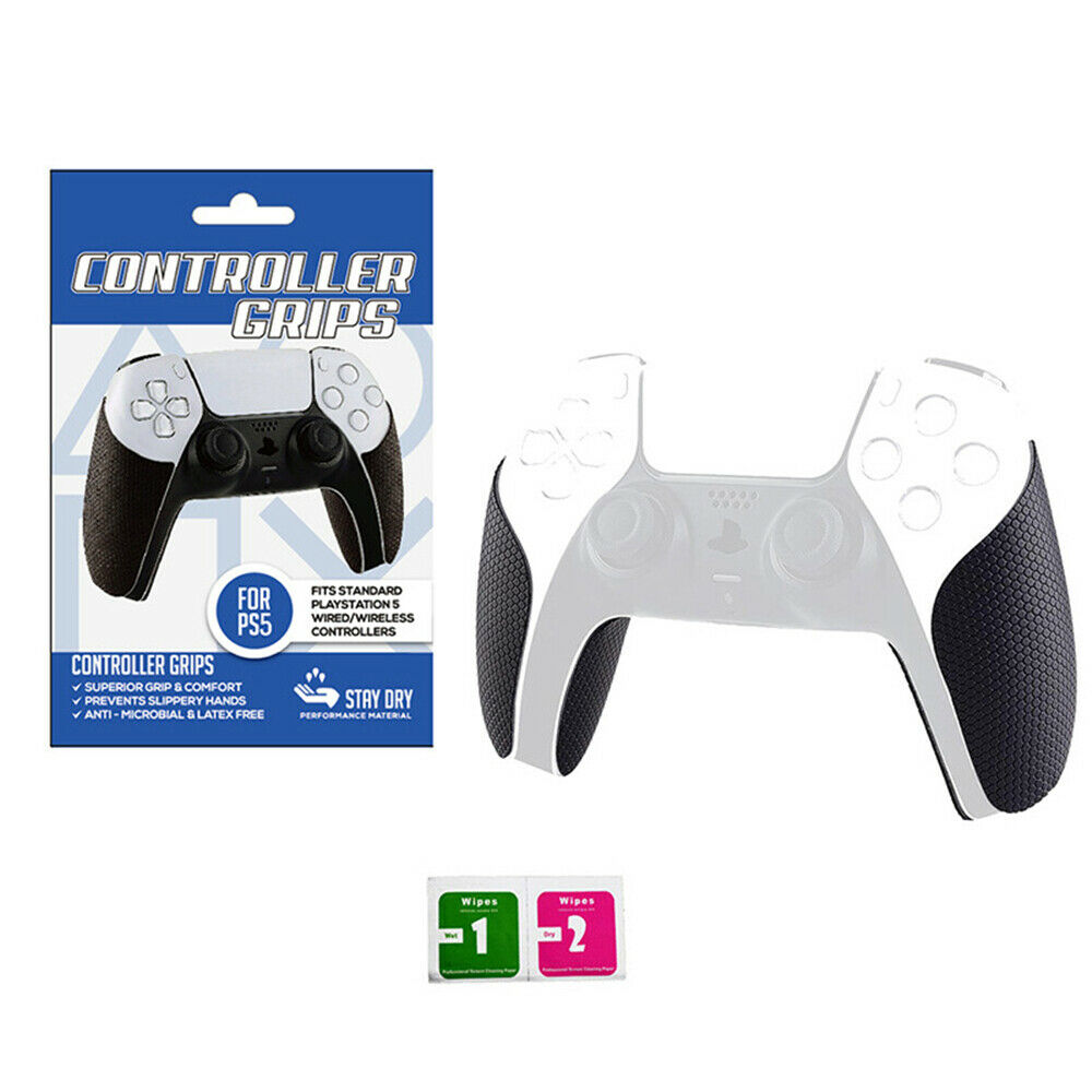 Soft Rubber Handle Grips for PS5 Controller Improve Grip/Comfort for DualSense