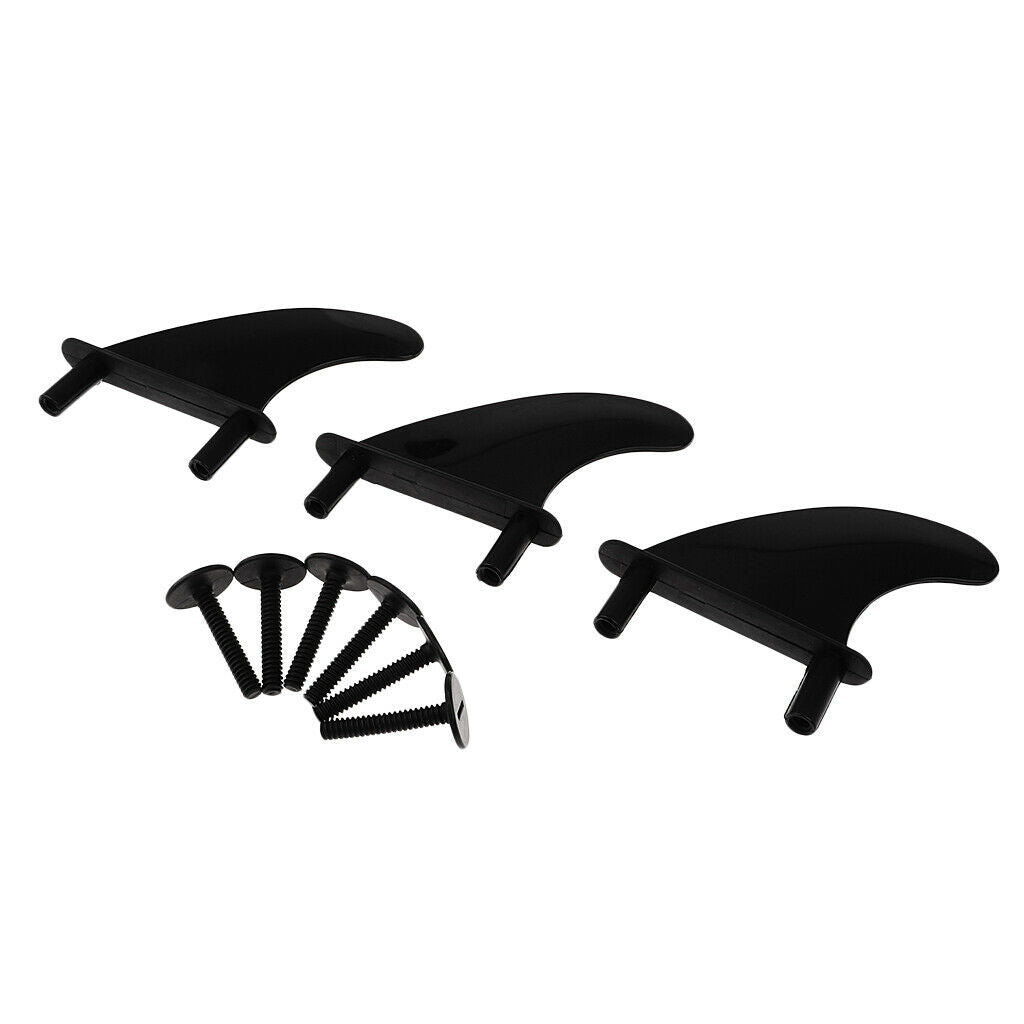 3Pack Soft Top Surf Fin for Surfboard     Stand Up Surfing Gear