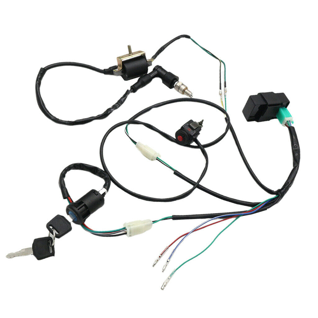 Wiring Loom Harness Kill Switch Rebuild Kit For Kick Start