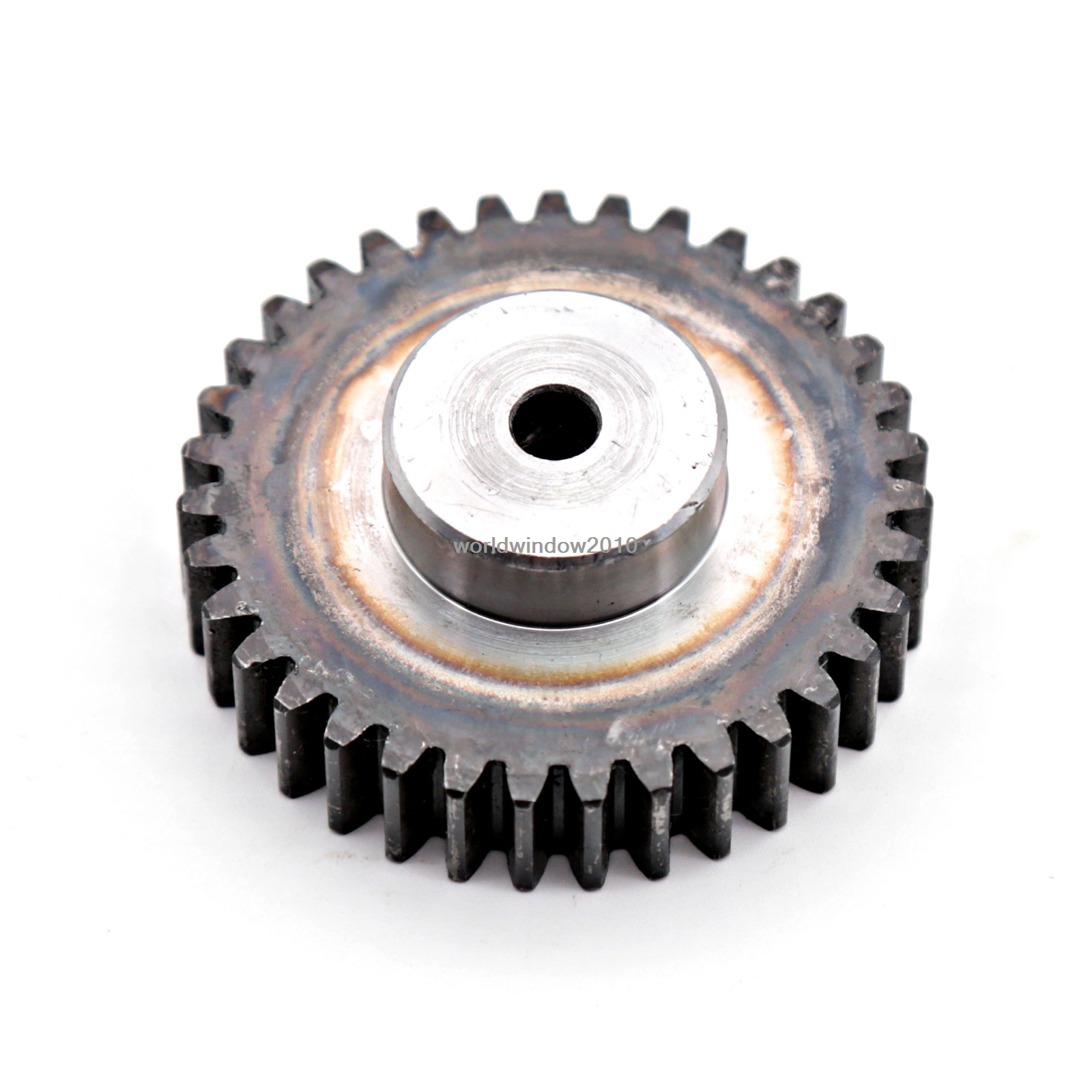 45# Steel Motor Spur Pinion Gear 1.5Mod 35T Outer Dia 55.5mm Bore 8mm x 1Pcs