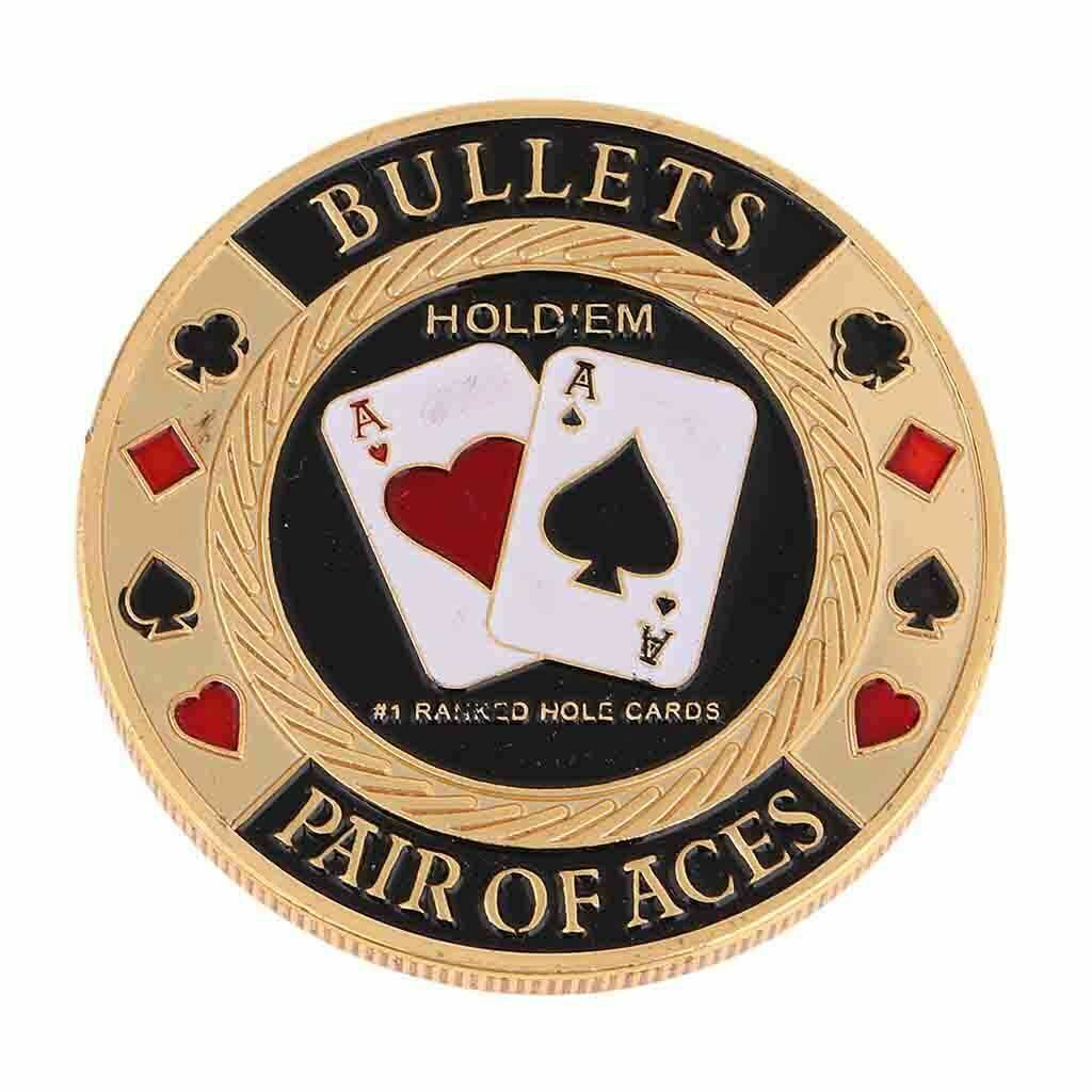 Banker Chips Press Card Poker Souvenir Commemorative Coins Poker Protector C