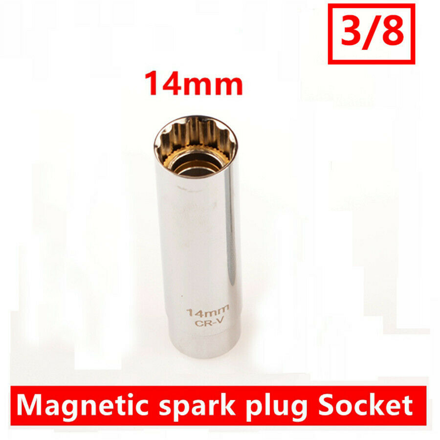 65mm  Version Magnetic Spark Plug Socket Wrench 3/8 14MM Spark Plug Socket USA