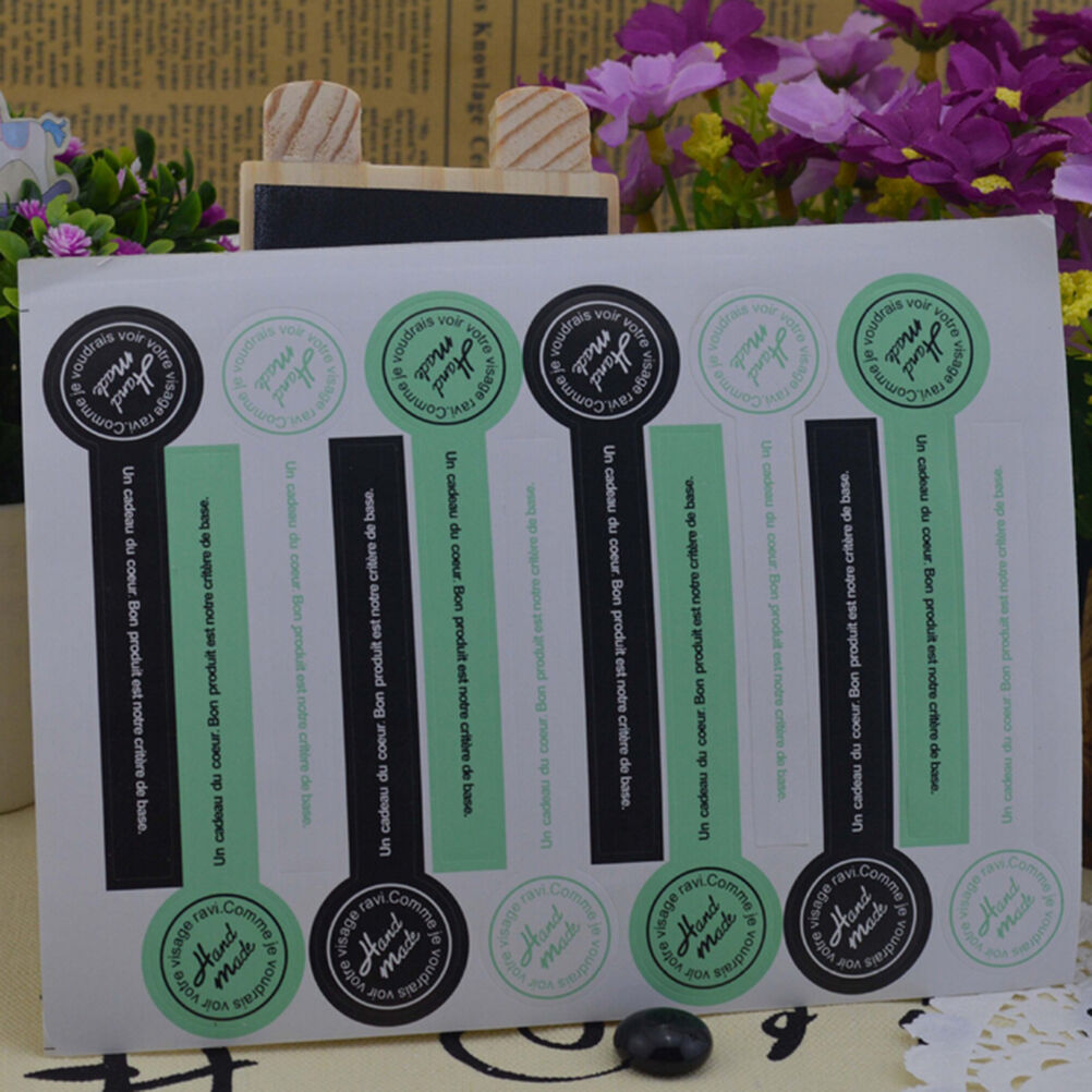Handmade Lolli Shaped Seals Stickers For Tins Boxes Jars Bags Labels G.l8
