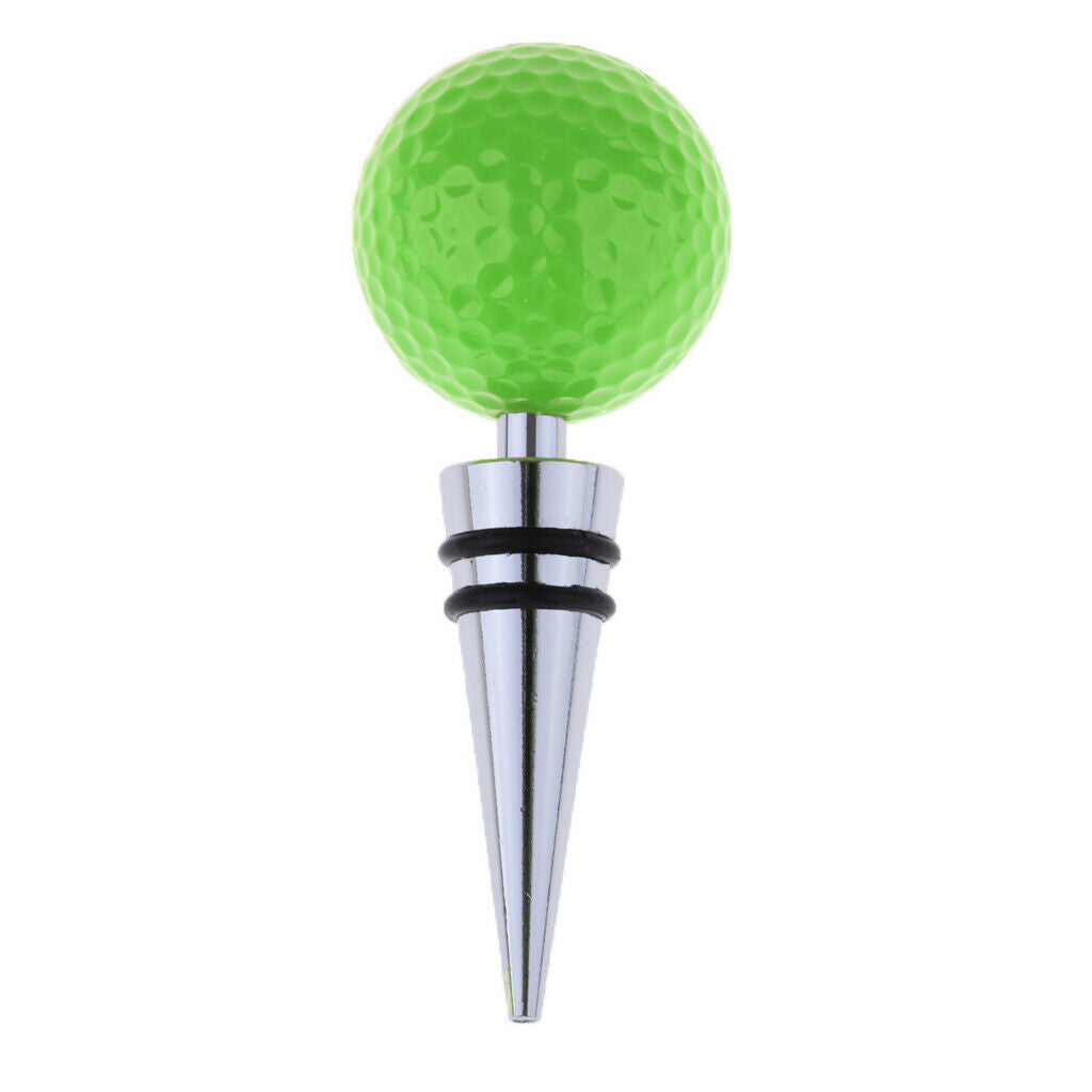Golf Wine Stopper Bottle Sealer Replacement Stoppers Decorative Green