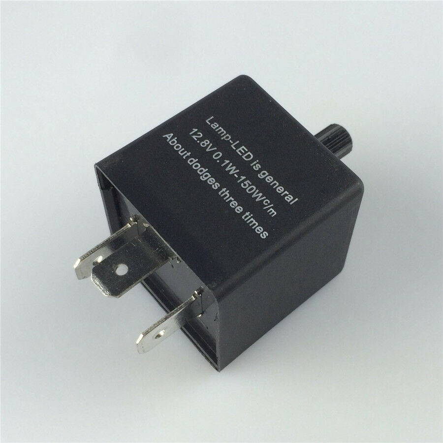 3 Pin Adjustable Electronic LED Flasher Relay for Car Turn Signal Blinker Light