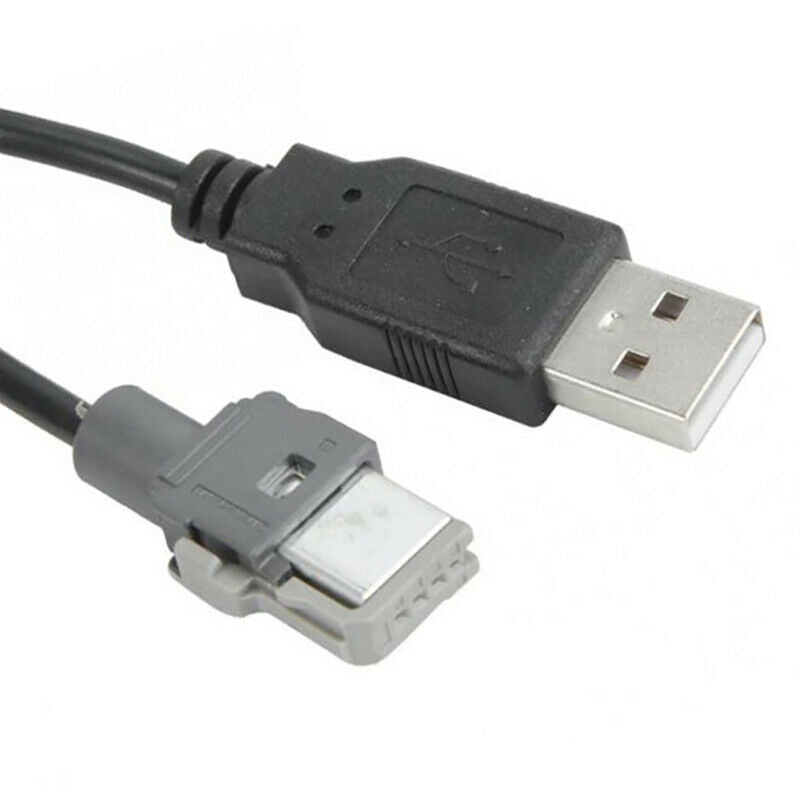 Car Stereo Male USB AUX Cable Set for Peugeot 206 207 307 308 407 408 508 60Z7R9