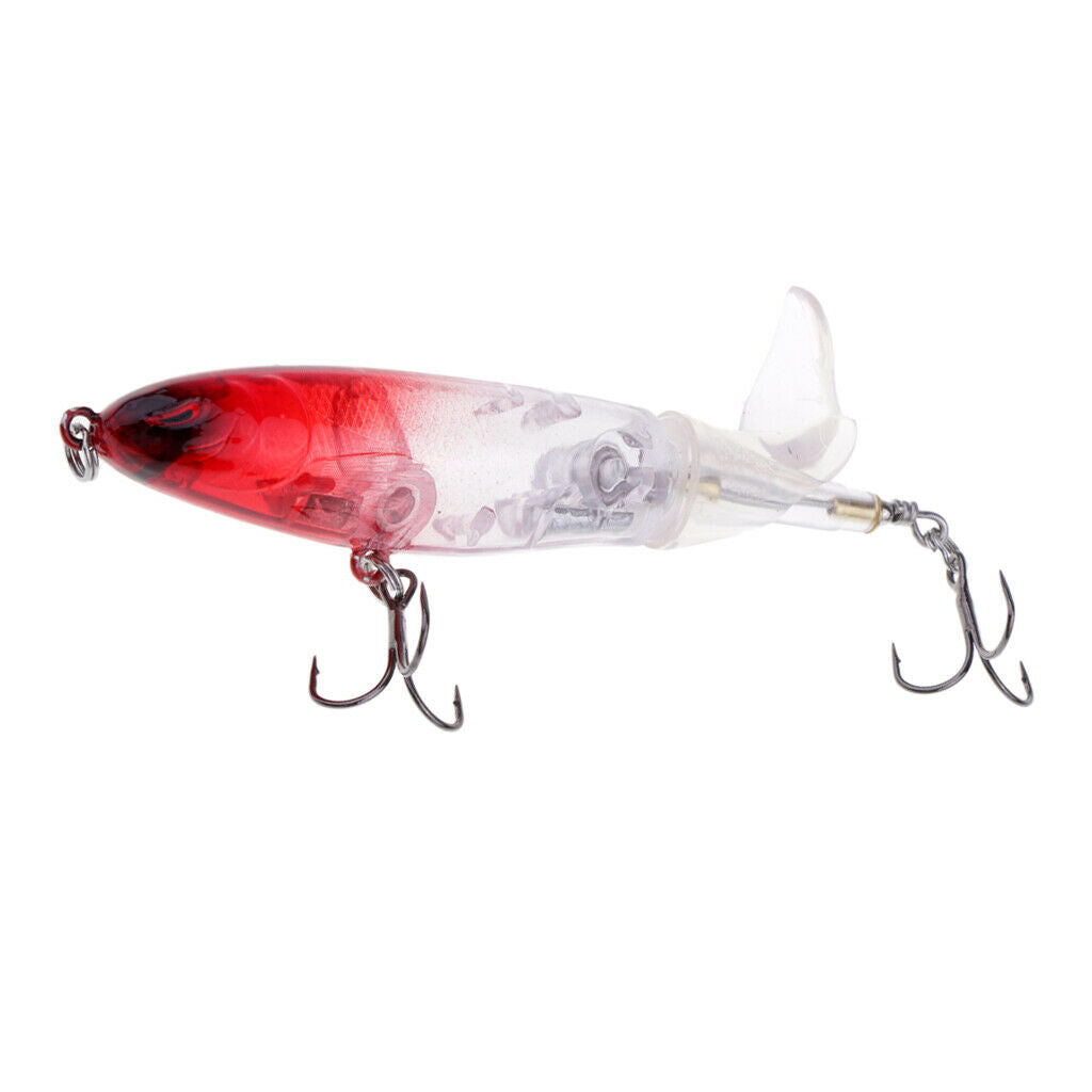 2 Pieces Whopper Popper Bionics Fishing Lure Artificial Hard Fishing Baits