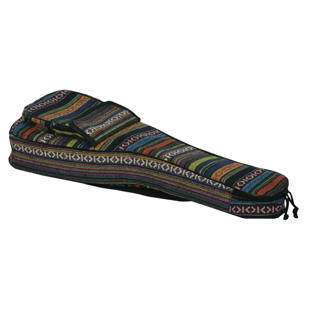 1x Ukulele Travel Bag Padded 23'' Carrying Backpack for Guitar Back Bag Case