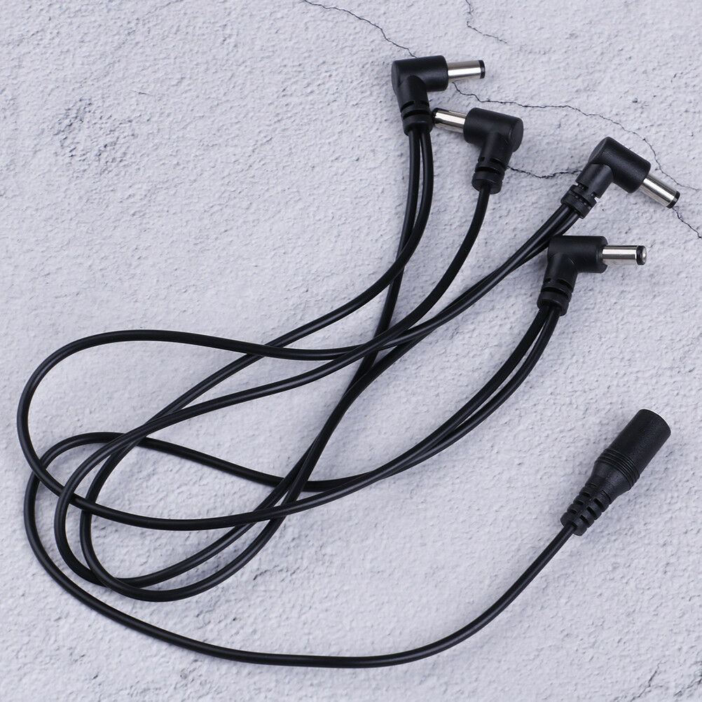 1 To 4 Way guitar pedal power supply cable cord line adapter daisy chain .l8