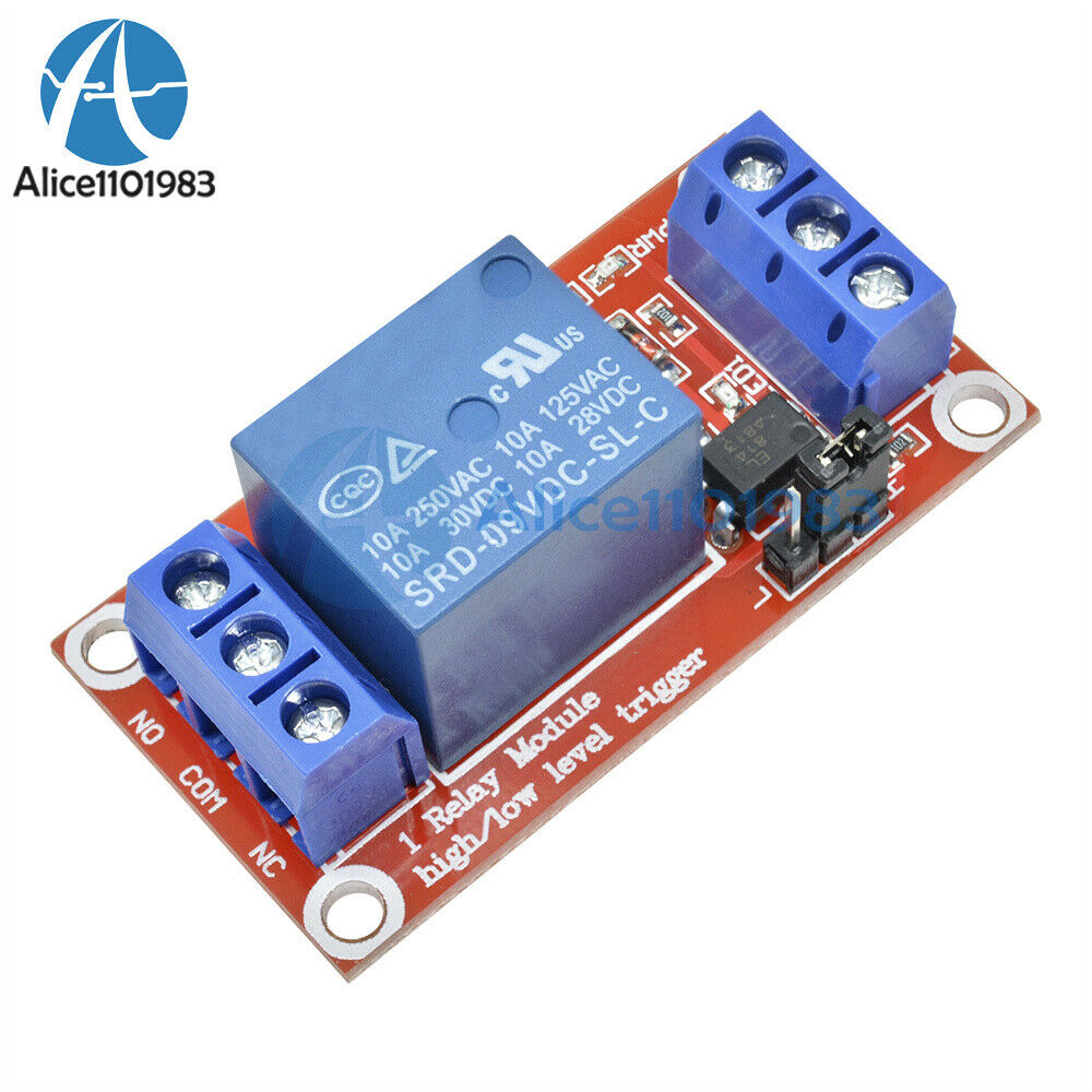 1 Channel DC 9V with Optocoupler Driver Shielded High Low Level Relay Module