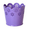 Multi-function Hollow Flower Pencil Holder Metal Desktop Organizer Barrels