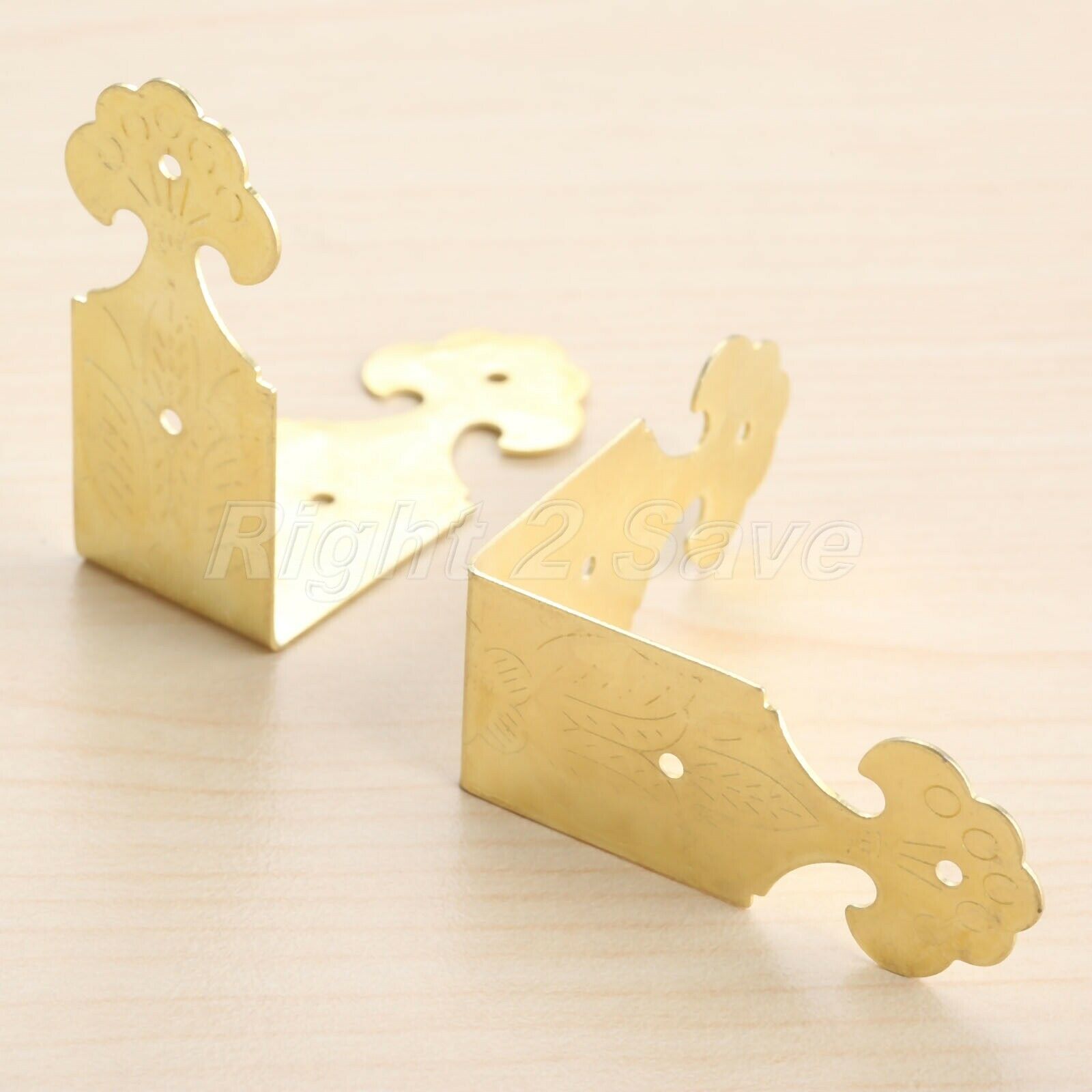 46mm*22mm Zinc Alloy Corner Decorative Protectors Desk Jewelry Box Corner Guards