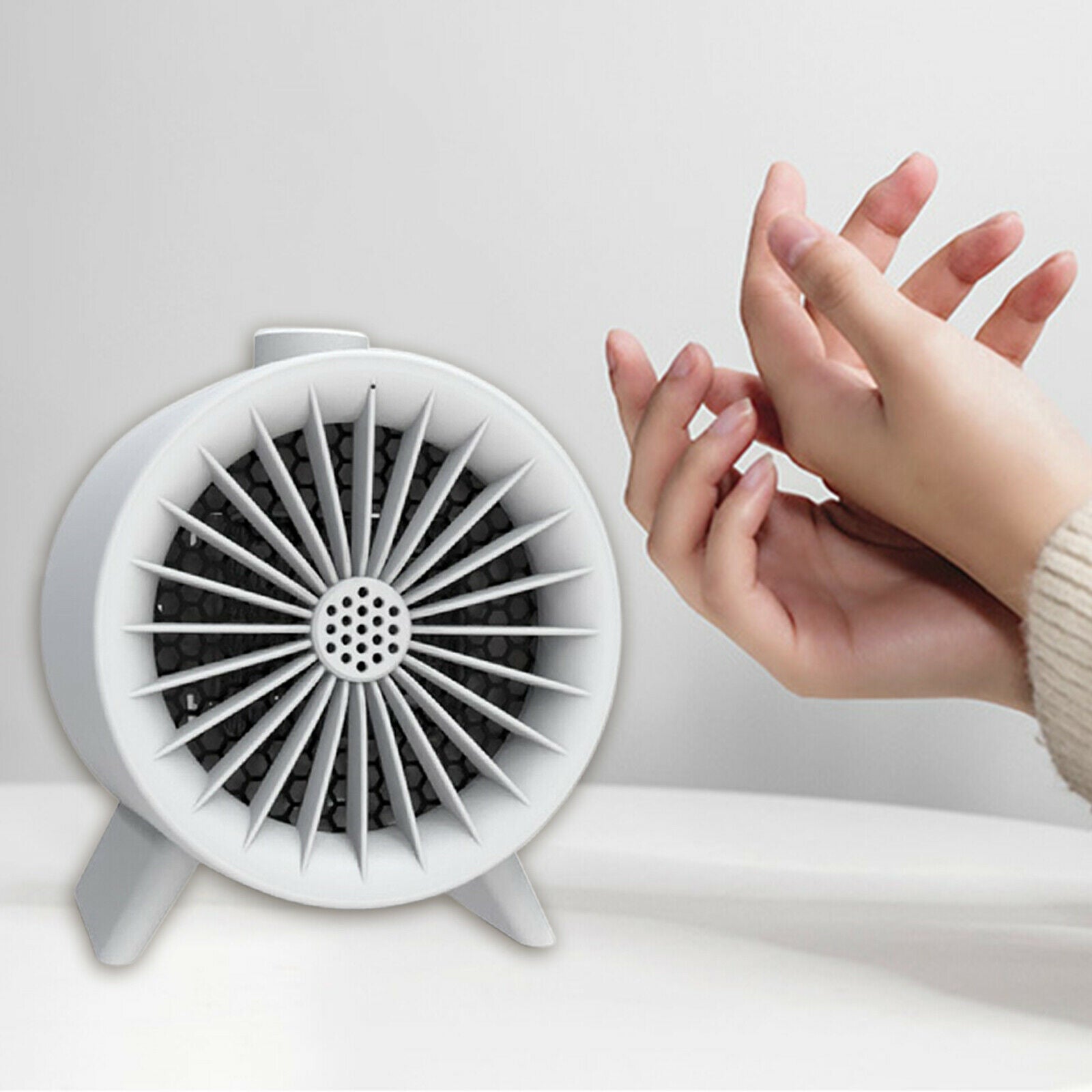Electric Space Heater Auto-Off Adjustable Fan Thermostat Office Home Decors