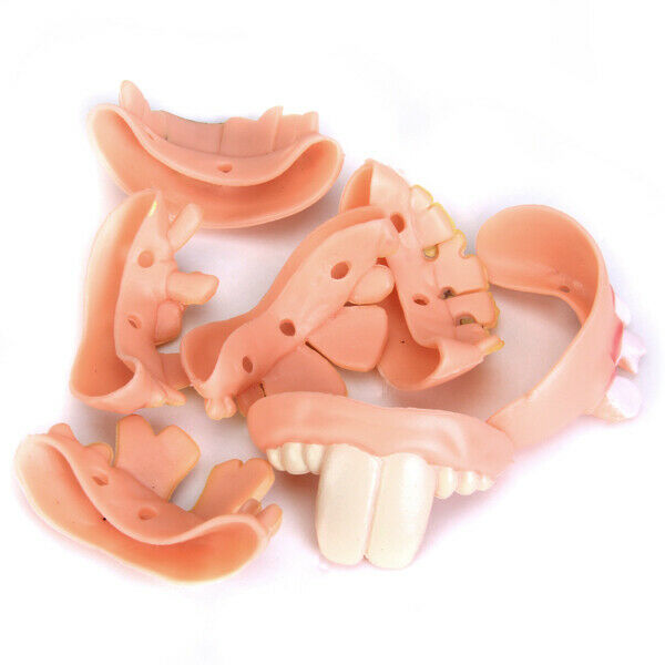 5Pcs Ugly Gag False Teeth Dentures Costume Party Pranks Dress Up Toys Gifts