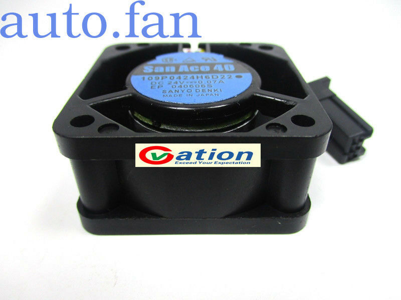 For SANYO 109P0424H6D22 Inverter Cooling fan For Fanuc DC24V 0.07A 4CM 3pin