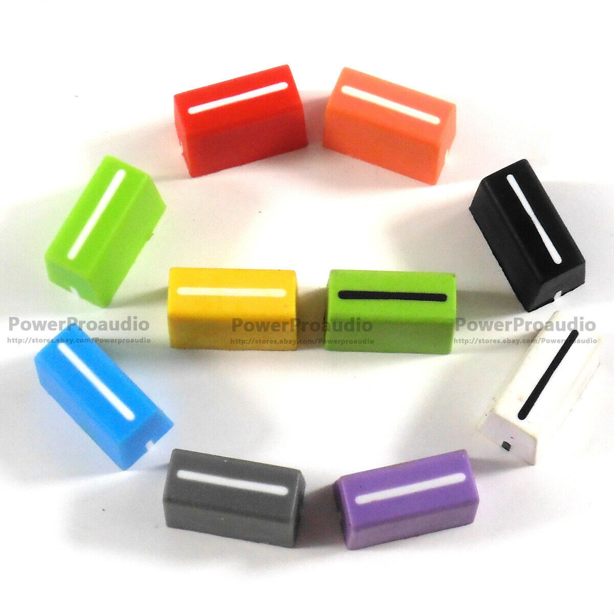 10 x Fader Cap Straight Slide Potentiometer Cap For RANE TTM-54 56 57 61 68