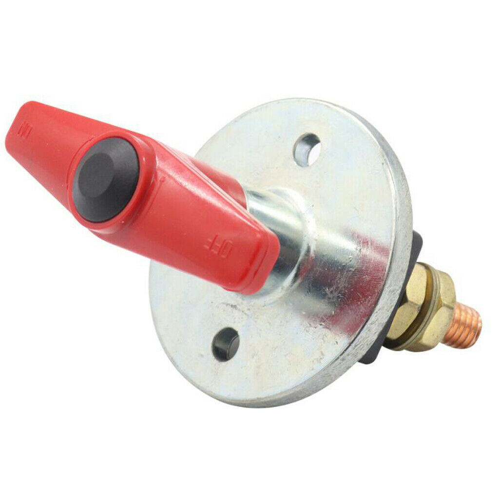 12V/24V VOLT HEAVY DUTY FIXED "T" HANDLE MARINE BATTERY ISOLATOR KILL SWITCH