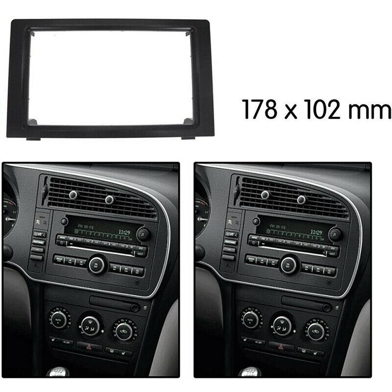 2 Din Car Radio Stereo Audio Bezel Facia Panel Trim Dash Radio Fascia Multi A5J7