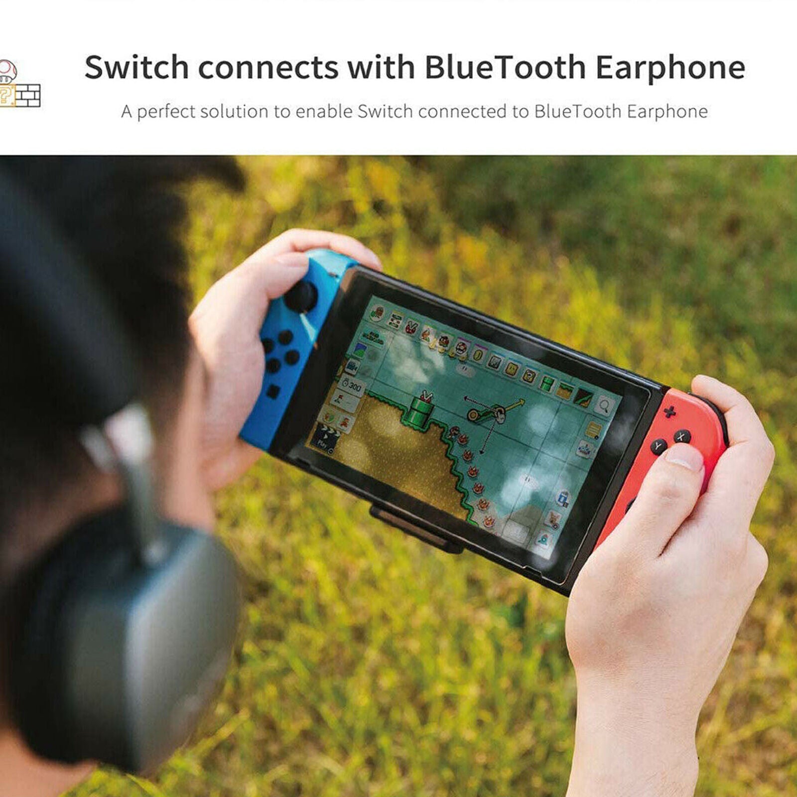 For Nintendo Switch GULIkit Route Air bluetooth Adapter Audio Transmitter Type-C