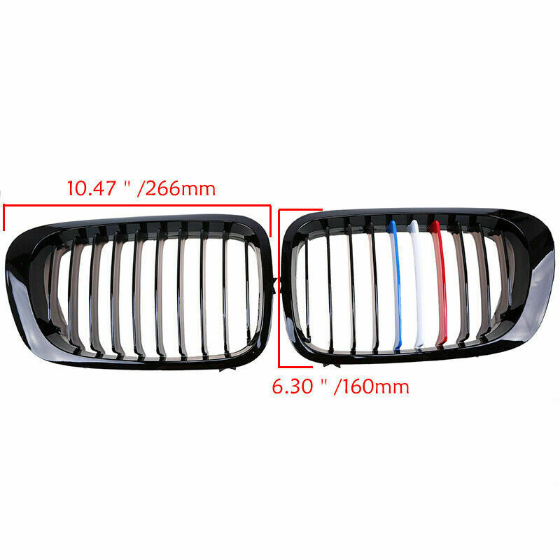 Front Kidney Grille For BMW E46 Coupe Cabrio 2000-2003/M3 Cabrio Coupe 2000-2006
