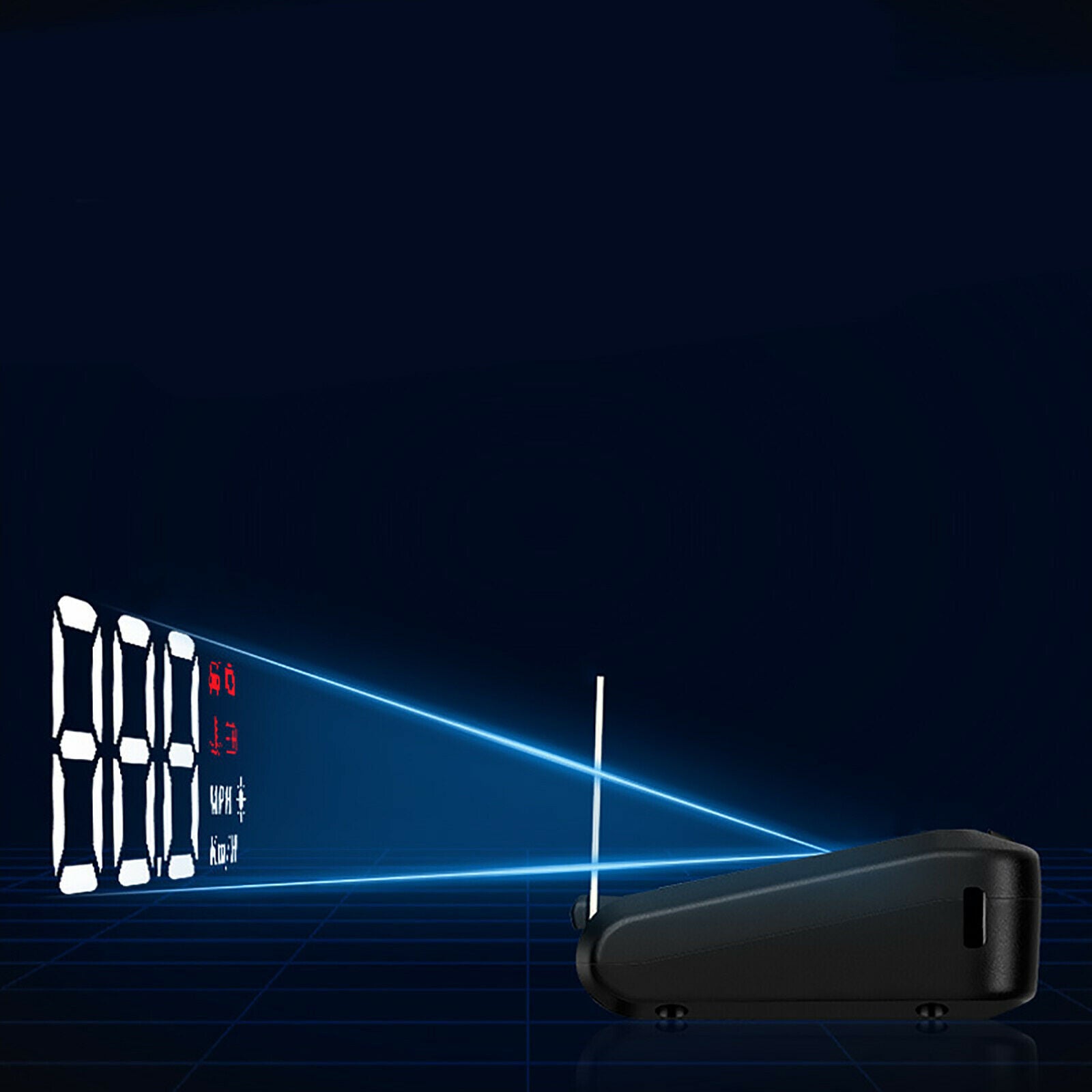 Car Display C100 HUD Head UP Display Gauge Speedometer Voltage Projector Car