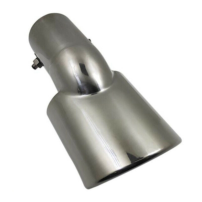Exhaust Tip Universal Stainless Steel Car Exhaust Tail Muffler Pipe 59MM Inlet
