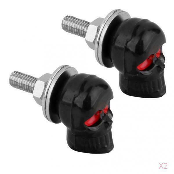 4x Motorcycle License Plate Tag Frame Fastener Bolts Screws Replacement Kit