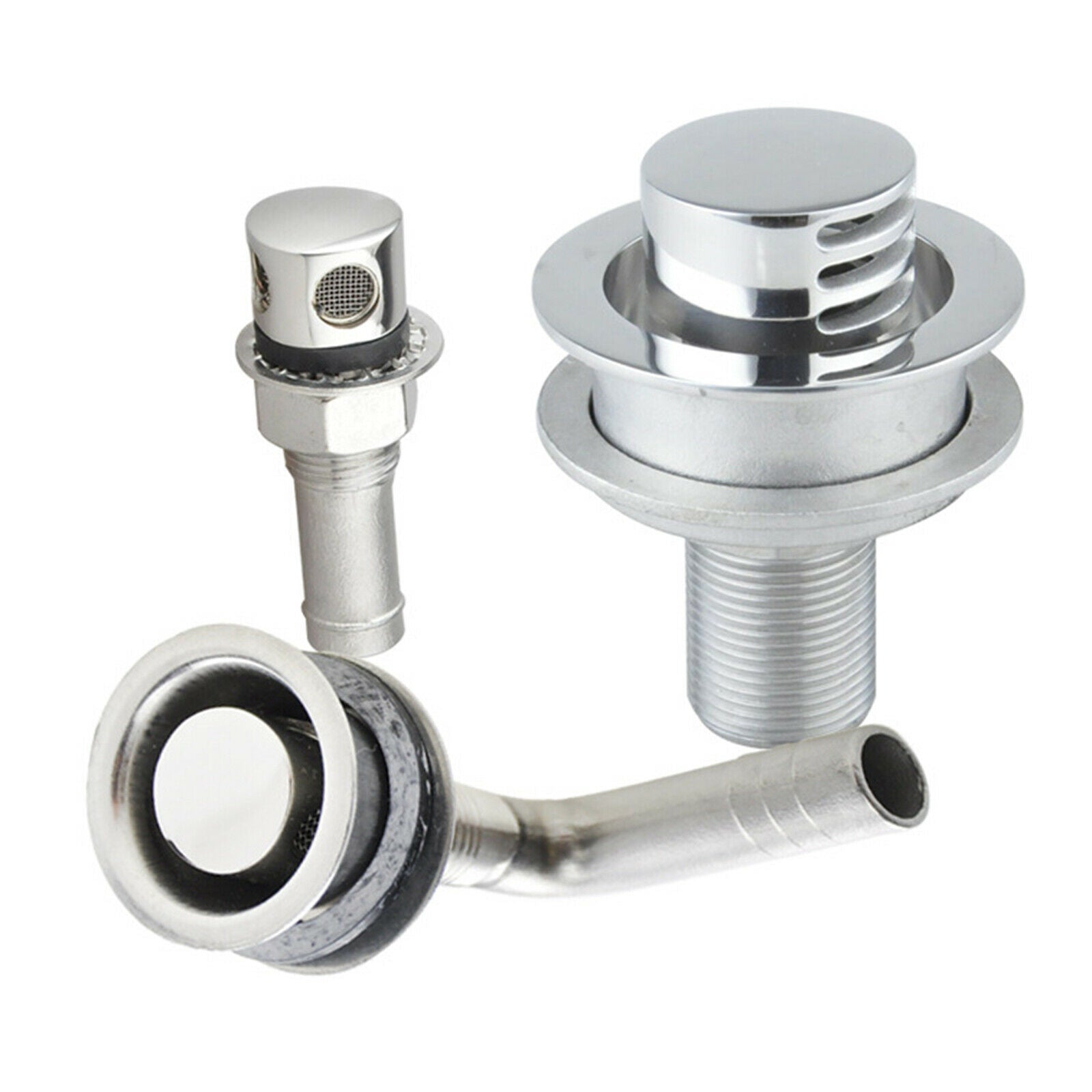 Universal Stainless Steel Boat Gas Fuel Tank Vent for 5/8inch Hose Straight