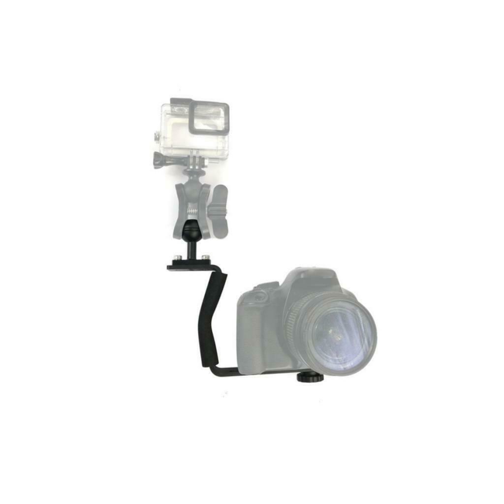 Underwater Photography Base Holder Tray Handle Arm for SLR Digital Cameras