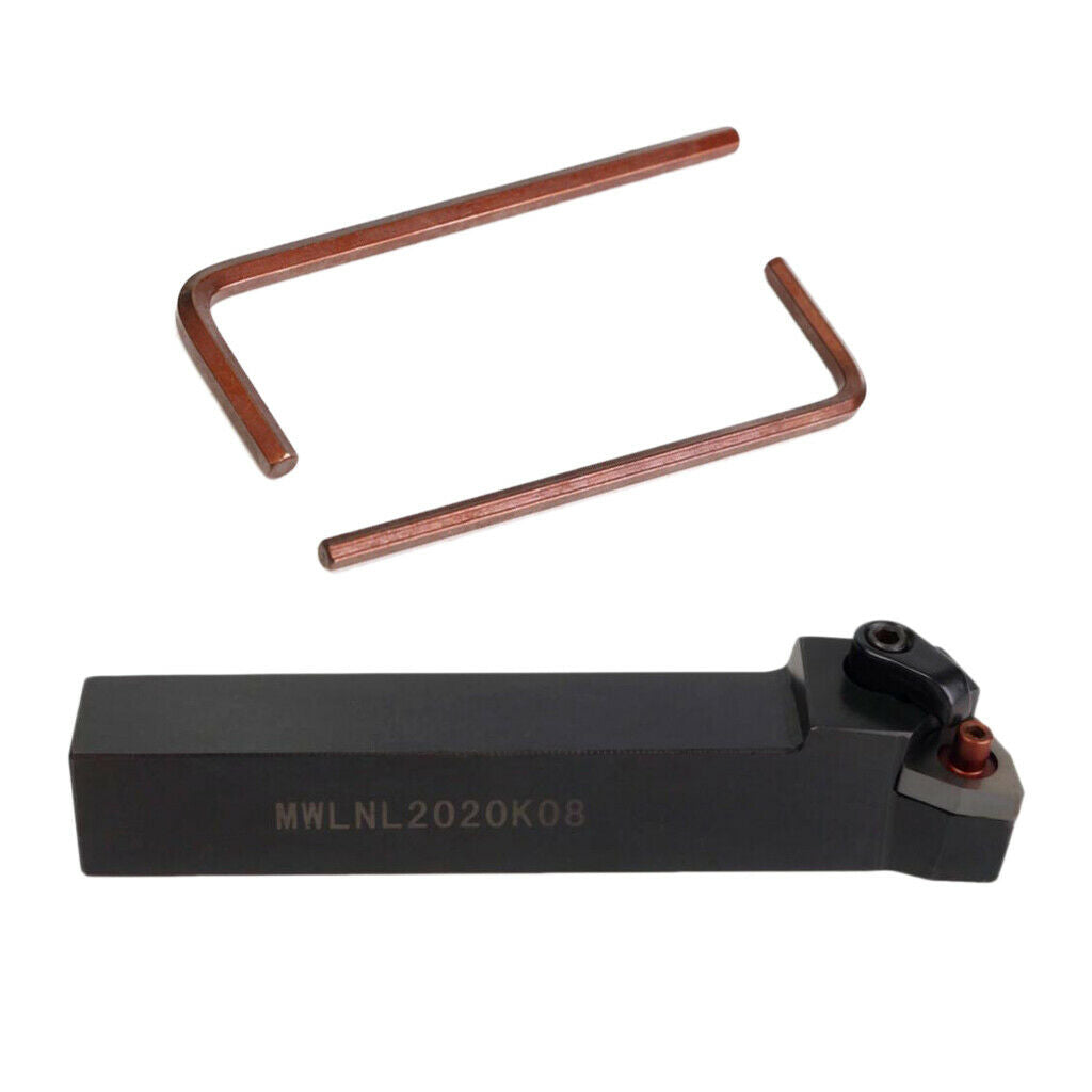 Metal 2020K08 CNC Lathe 95 Deg Turning Milling Tool Holder 125mm w/ Wrench