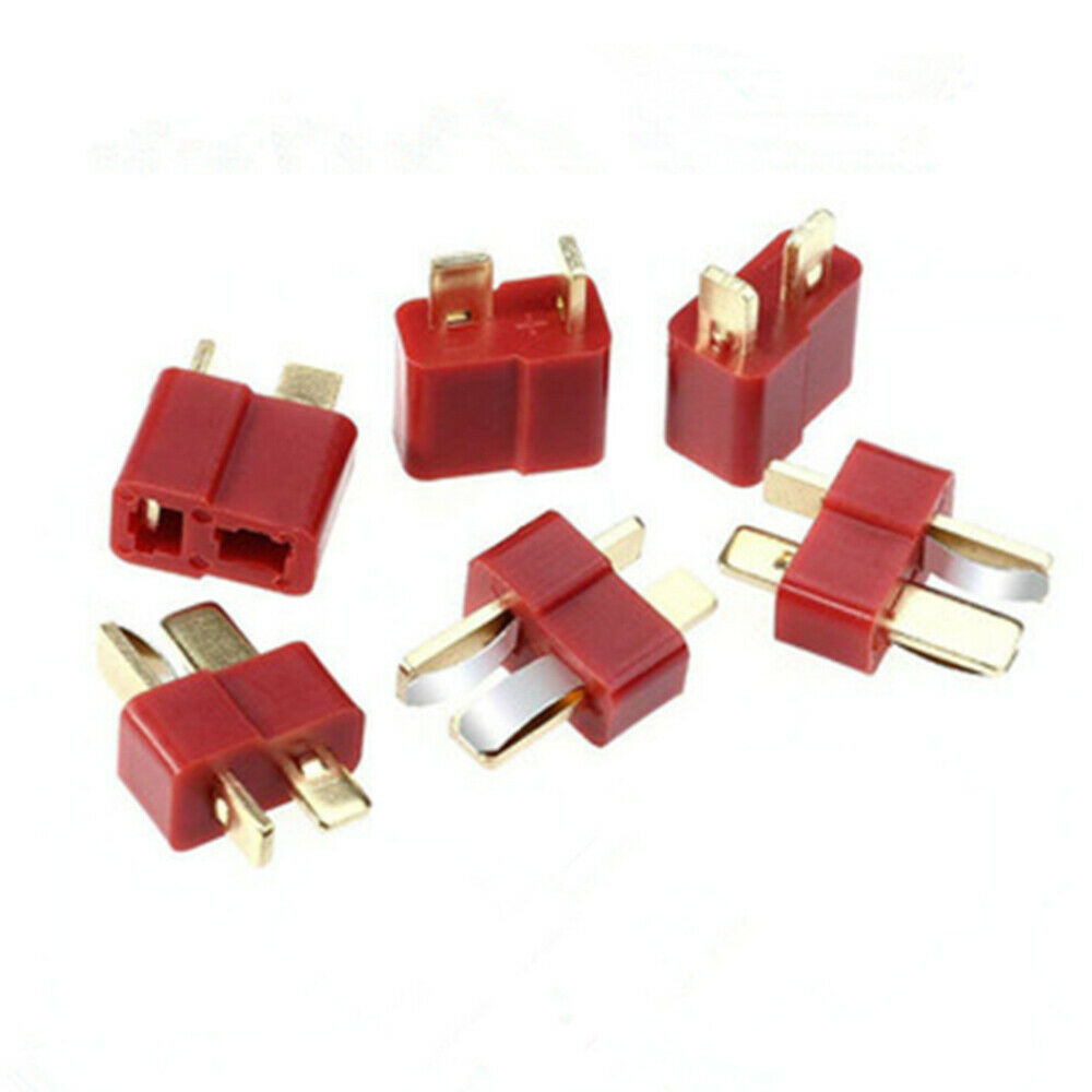 20Pcs / 10Sets T Plug Male Female Connectors Style For RC LiPo Battery