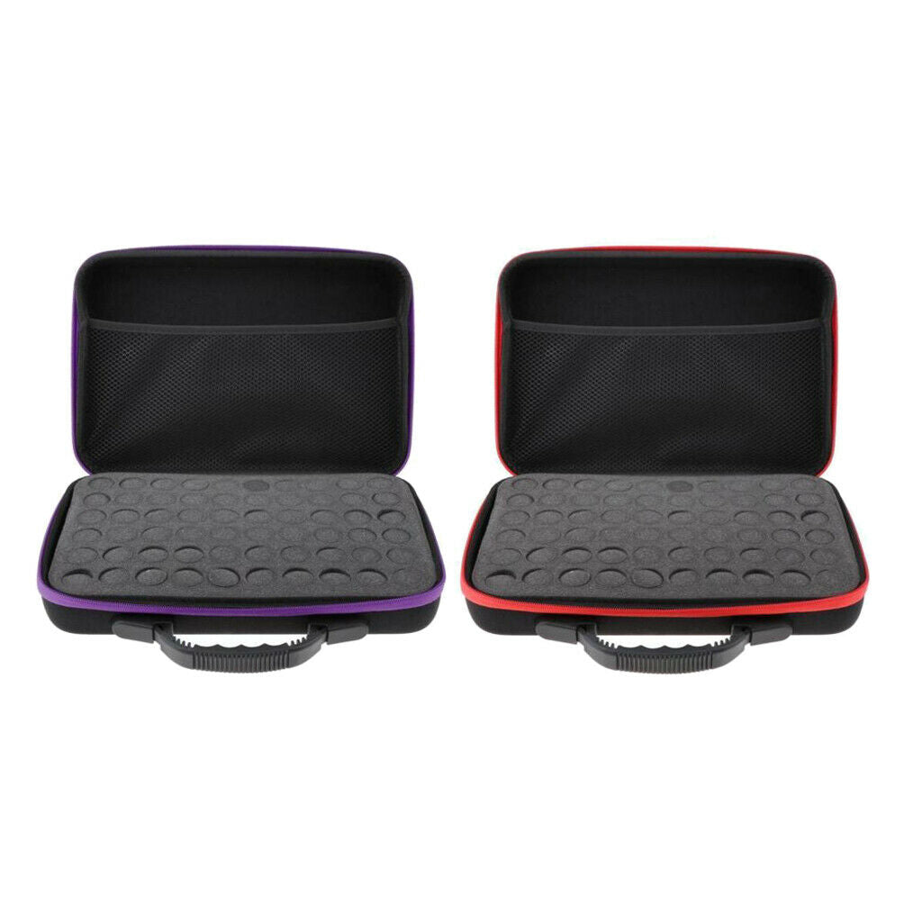 2 Pieces Essential Oil Carry Case Holder Organizer Aromatherapy Oil Bag