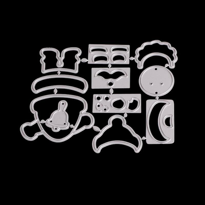 Christmas Santa Metal Cutting Dies Stencil DIY Scrapbooking Album Paper Template