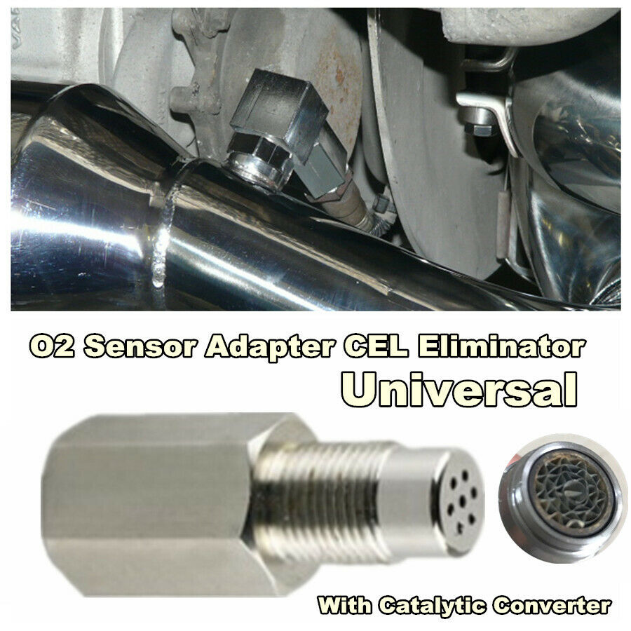 Universal 180°CEL Check Engine Light Fix O2 Sensor CEL Eliminator Adapter Spacer