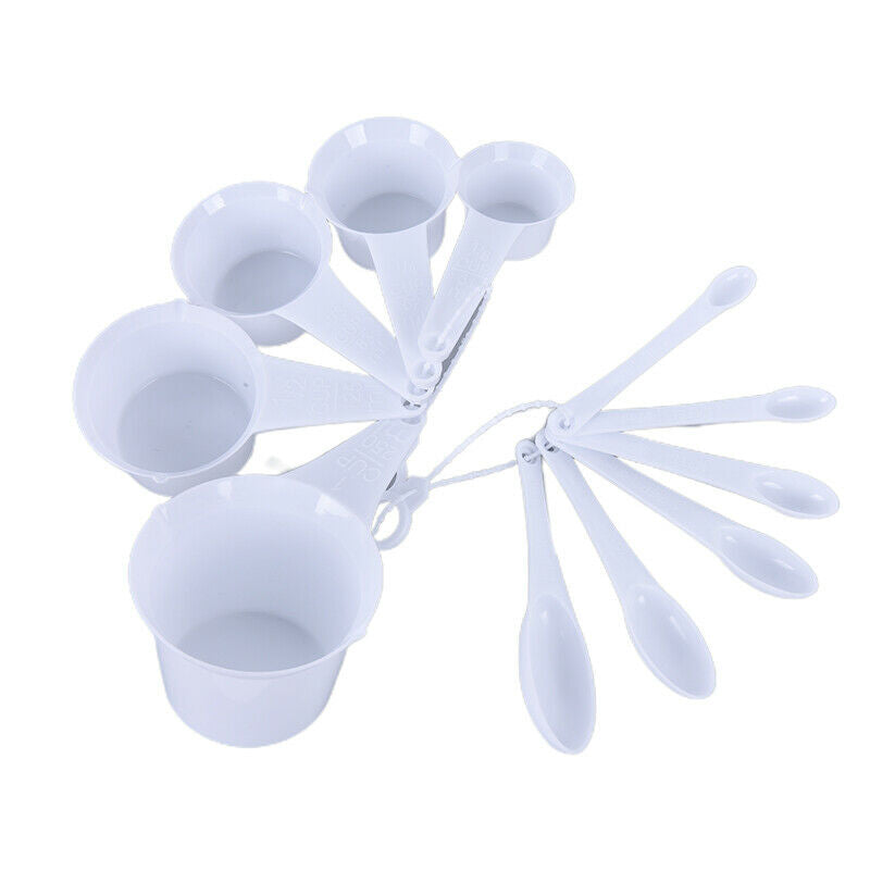 11PCS Measuring Cups And Measuring Spoon Scoop Handle Kitchen Measuring T.l8
