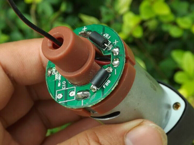 Long shaft gear motor 390 gear motor DIY juice blender 12V 1500 rpm