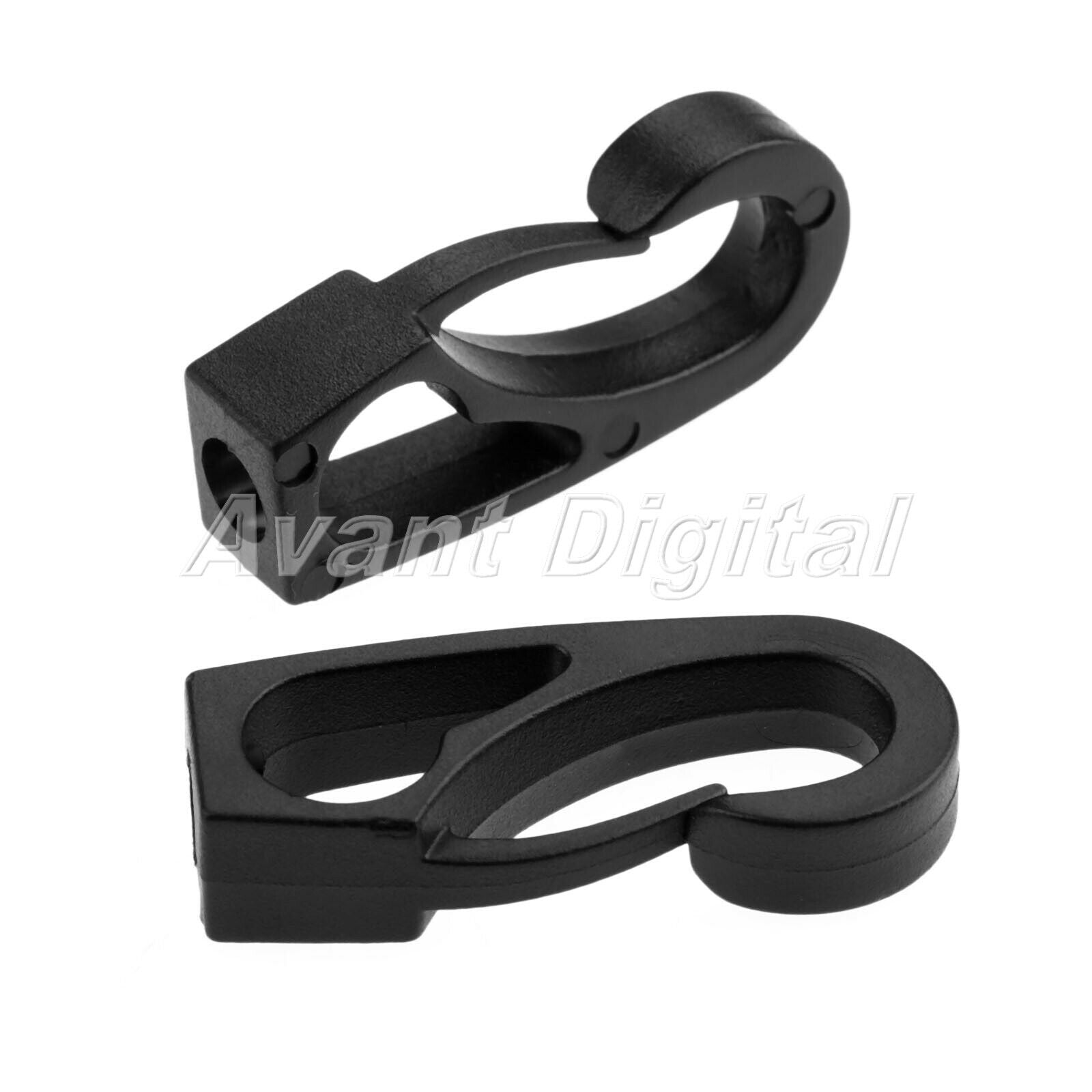 6Pcs Kayak Cord Hooks Canoe Elastic Rope End Buckle Esential Boat Clasp Botton