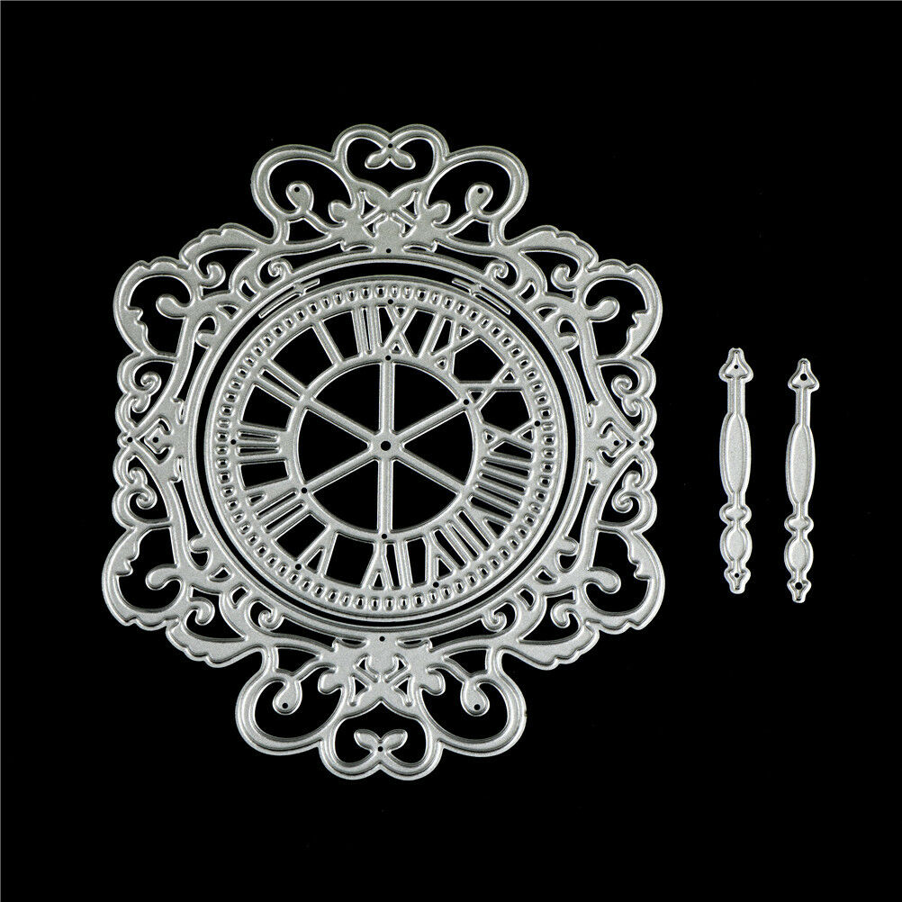 Magic Clock Scrapbooking DIY Album Cards Paper Cut Dies Metal Craft xJSJCA