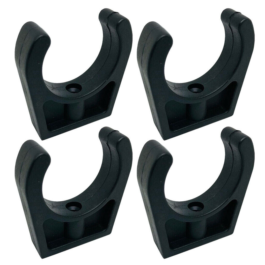 4pcs Boat Storage Clips for Ladder Paddle Pole Light Hook Storage Clips