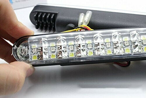 2pc 30 LED Daytime Running Light DRL Daylight Kit Fog lights + Amber Turn Signal
