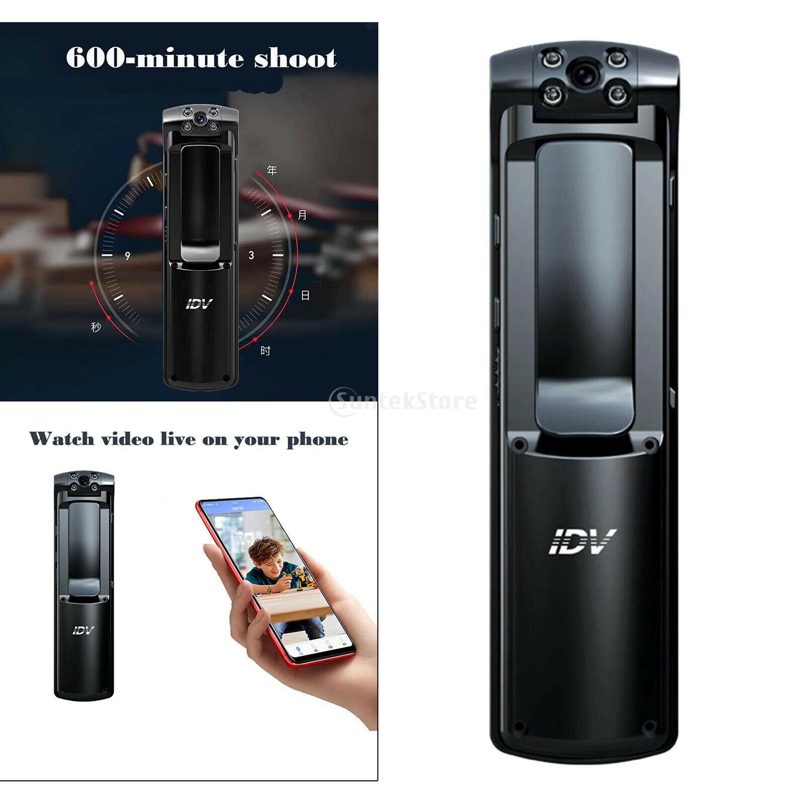 Portable 1080P Mini Body Camera Pocket Wireless Hidden Cam Video Camcorder
